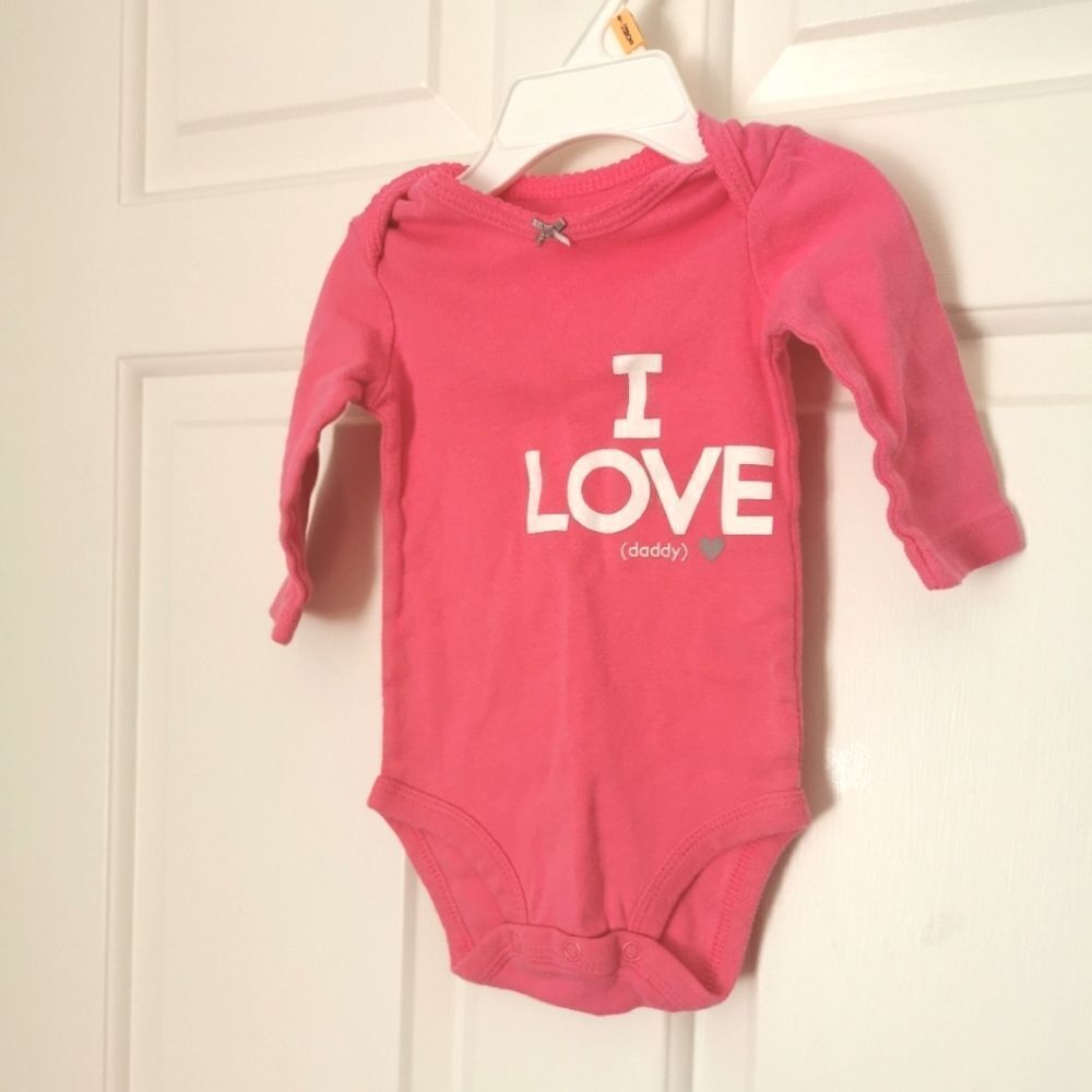 5/$10 Carters baby girl onesie / bodysuit
